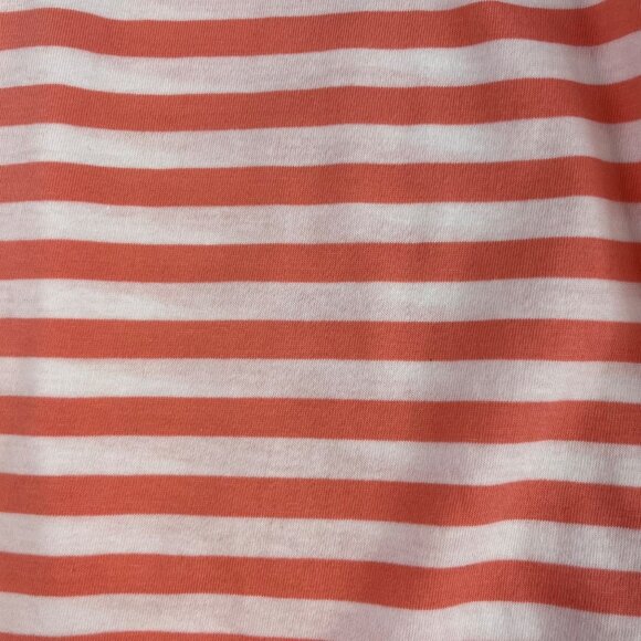 Time And Tru Cinch Front Tank Top Womens Size XXXL Coral White Striped New - Picture 6 of 11